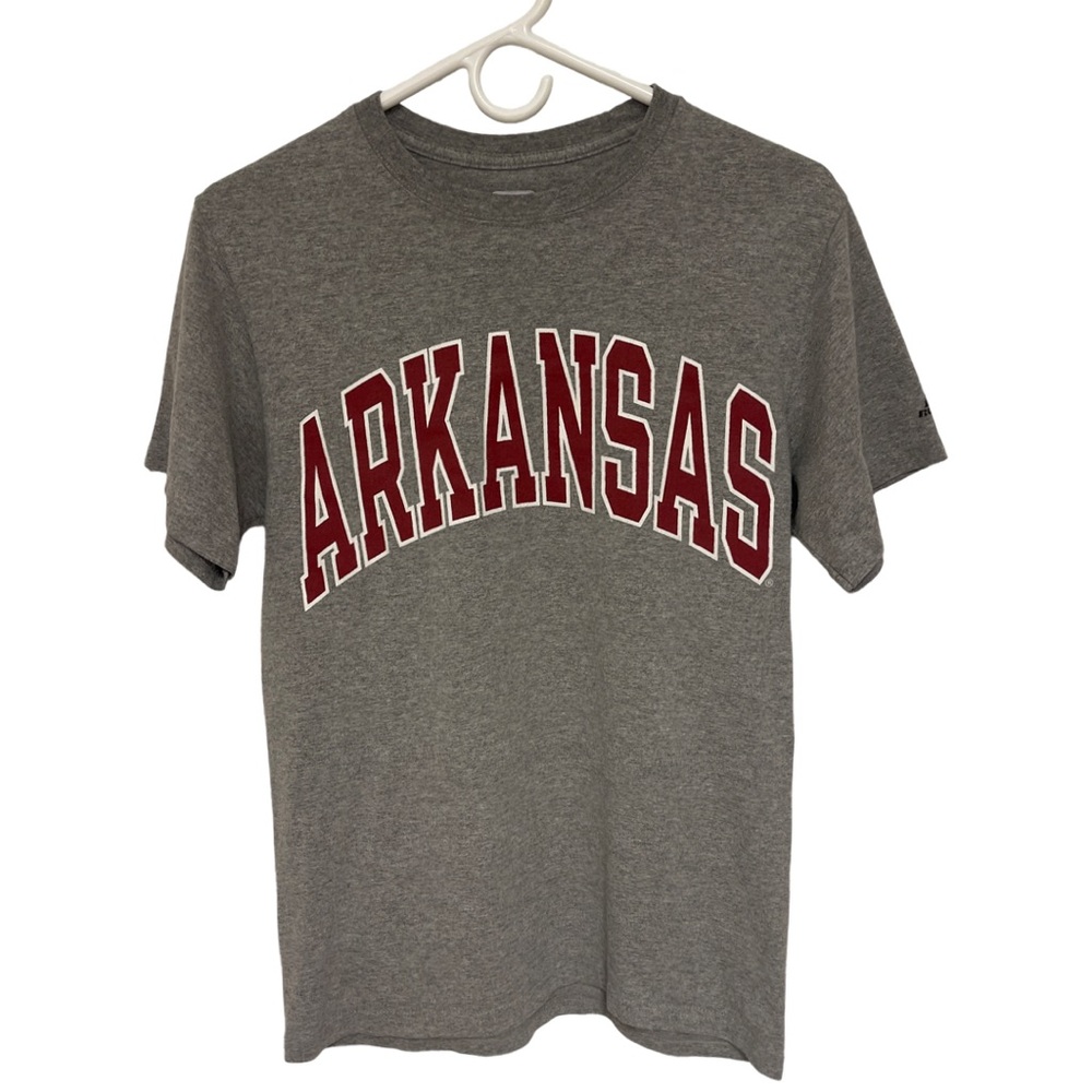 Arkansas NCAA Russell Athletics Game Day Tee Women’s Small Gray